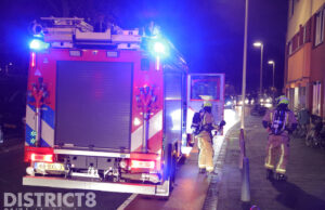 Brandweer uitgerukt voor rookmelder in portiekwoning Parallelweg Den Haag