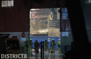 Brand in shredder in loods van afvalverwerker Renewi Wateringveldseweg Wateringen