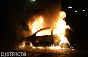 Opnieuw een auto in brand gestoken Bieslandsepad Delft