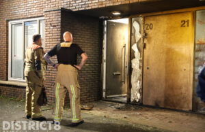 Brandbom zorgt voor flinke schade aan woning New Yorksingel Den Haag