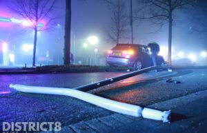 Automobiliste aangehouden na eenzijdig ongeval Waldorpstraat Den Haag