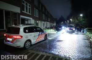 Inbreker aangehouden na zoektocht met politiehelikopter Van Alphenstraat Voorburg