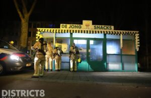 Hulpdiensten rukken uit voor vergeten frituurpan in cafetaria Erasmusweg Den Haag