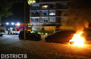 Geparkeerde auto in brand gestoken Sweelinckstraat Delft