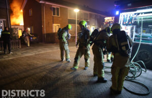 Mogelijk opnieuw brandstichting in Delft: schuurtje in brand Ernst Casimirstraat Delft