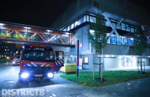 Brand in Hydraulic Engineering en Water Management gebouw TU Delft Pieter Calandweg Delft
