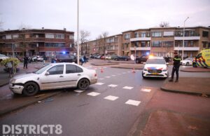 Gewonde en flinke schade bij ongeval IJsclubweg Den Haag
