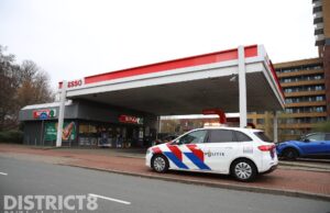 Politie doet onderzoek naar overval op Esso tankstation Leyweg Den Haag