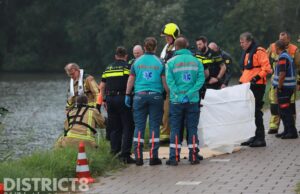 Overleden persoon aangetroffen in water langs fietspad Burgemeester Elsenweg Naaldwijk