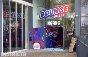 Politie doet onderzoek naar vernieling bij Bounce Valley Kleveringweg Delft