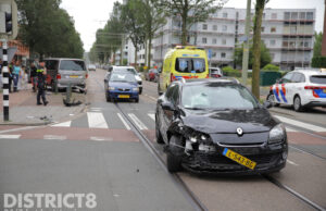 Dronken automobilist veroorzaakt flinke schade bij aanrijding Dedemsvaartweg Den Haag