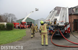 Man gewond bij brand in kas Oostduinlaan ‘s-Gravenzande