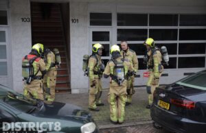 Woningen ontruimd na melding vreemde lucht, vermoedelijk drugslaboratorium Van Baerlestraat Den Haag