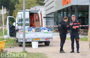 Brandweer ingezet na chemische reactie Molengraaffsingel Delft