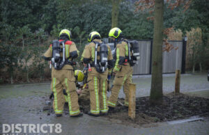 Gasleiding geraakt tijdens werkzaamheden Vrouwe Meilendislaan Den Haag