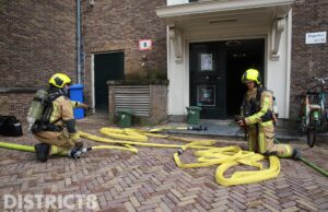 Bankstel in brand in kamer van studentenwoning Bagijnhof Delft