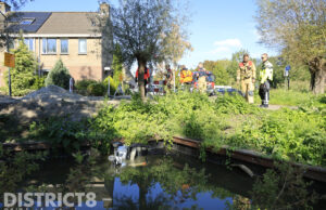 Man raakt met scootmobiel te water Goedendorplaan Rijswijk
