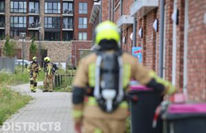 Brandweer verricht metingen na mogelijke lekkage Distelvlinderstraat Rijswijk