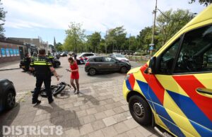 Fatbike komt in botsing met twee voertuigen Oude Haagweg Den Haag