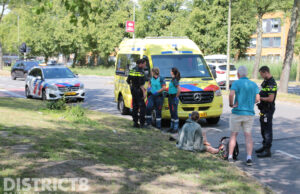 Fietsster fietst door na aanrijding Buitenhofdreef Delft