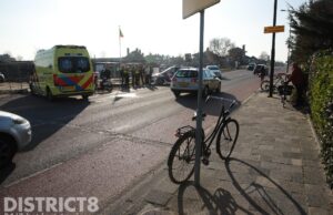Spookrijdende fietser klapt op scooterrijder Sir Winston Churchilllaan Rijswijk
