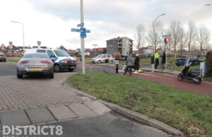 Aanrijding tussen fietser en automobilist Brasserskade Den Haag
