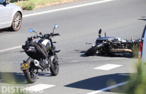 Flinke verkeersstremming na aanrijding met motor A4 Den Hoorn