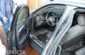 Kortsluiting in autodeur zorgt voor brand De Stede Den Haag