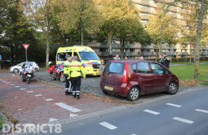 Twee automobilisten komen met elkaar in botsing Generaal Spoorlaan Rijswijk