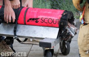 Accu van onderwaterrobot vat vlam Julianalaan Delft