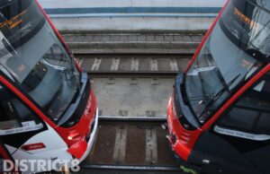 Dertien personen nagekeken na kop-staart botsing met trams Parallelweg Den Haag