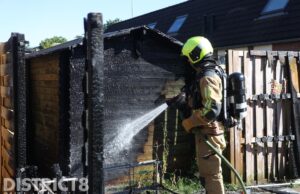 Reflecterend zonlicht zorgt voor brand in schuurtje Verdilaan Monster