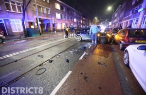 Gewonden na frontale aanrijding Jurriaan Kokstraat Den Haag