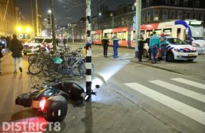 Bestuurder van deelscooter aangehouden na ongeval Prinsegracht Den Haag