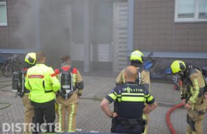 Flinke rookontwikkeling bij brand in appartementencomplex Dedemsvaartweg Den Haag