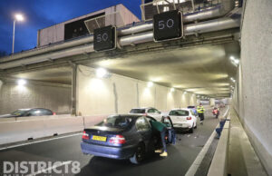 Flinke schade na ongeval A12 Den Haag