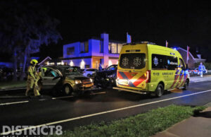Man gewond na ongeval tussen twee voertuigen Middel Broekweg Honselersdijk
