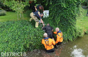 Persoon komt in sloot terecht Zwethlaan Honselersdijk