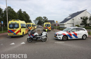 Vijf gewonden bij eenzijdig ongeval Zwartendijk Monster