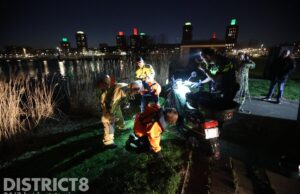 Deelscooter te water zorgt voor uitruk hulpdiensten Bitterzoetpad Den Haag