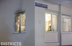 Veel schade en gewonde na mogelijk gooien molotovcocktail tegen raam Rhijnvis Feithlaan Den Haag