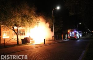 Brandweer druk met meerdere brandstichtingen woonwijk Pijnacker Noord Pijnacker