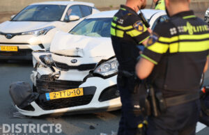 Veel schade en meerdere gewonden na aanrijding A4 Den Hoorn