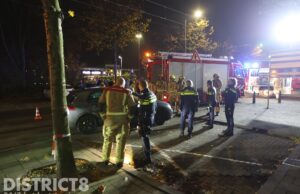 Automobilist raakt onwel en ramt geparkeerde auto De Werf Den Haag