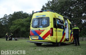 Man in gezicht gestoken met schaar Zuiderpark Den Haag