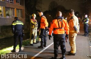 Deelscooter langs de sloot zorgt voor uitruk hulpdiensten Sir Winston Churchilllaan Rijswijk