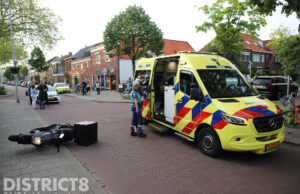Bestuurder bezorgscooter gewond na aanrijding Rotterdamseweg Delft