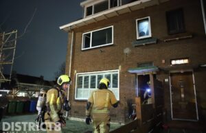 Brand in woning door vuurwerk Prins Hendriklaan Leidschendam