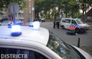 Scooterdief komt ten val tijdens achtervolging Leyweg Den Haag