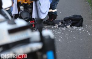 Motorrijder komt hard ten val na eenzijdig ongeval A4 Schipluiden